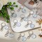 Mothers Day Gift for Women Bulk Keychain Bible Verse Religious Keychain Scripture Inspirational Gift for Church Member(20 Pcs,Blue White Watercolor)